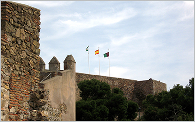 The Gibralfaro Castle in Malaga - Photo by Olaf Tausch